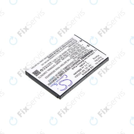 Batéria pre Casio Exilim Card Ex-S880, 650mAh, Li-Ion, 3.7V, NP-20, HQ