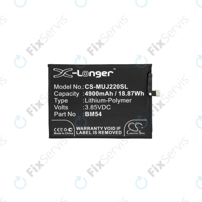 Xiaomi Redmi Note 9T 5G - Batéria BM54 4900mAh HQ