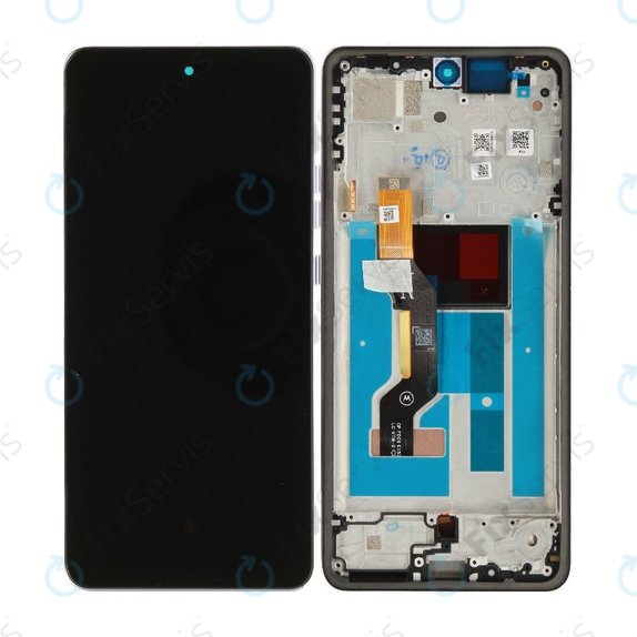 Displej pre Motorola Moto G86 5G, Dotykové sklo s rámom, Cosmic Sky, 5D68C30475, Genuine Service Pack