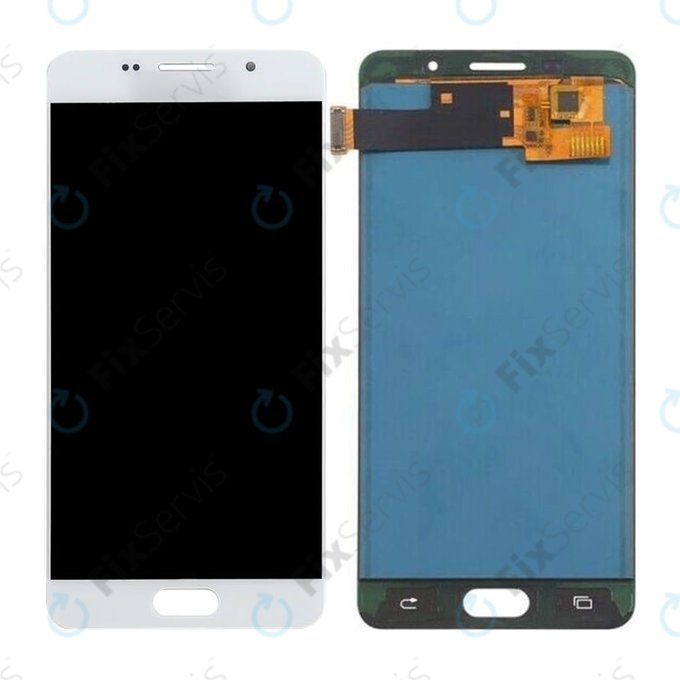 Samsung Galaxy A5 A510F (2016) - LCD Displej + Dotykové Sklo (White) TFT
