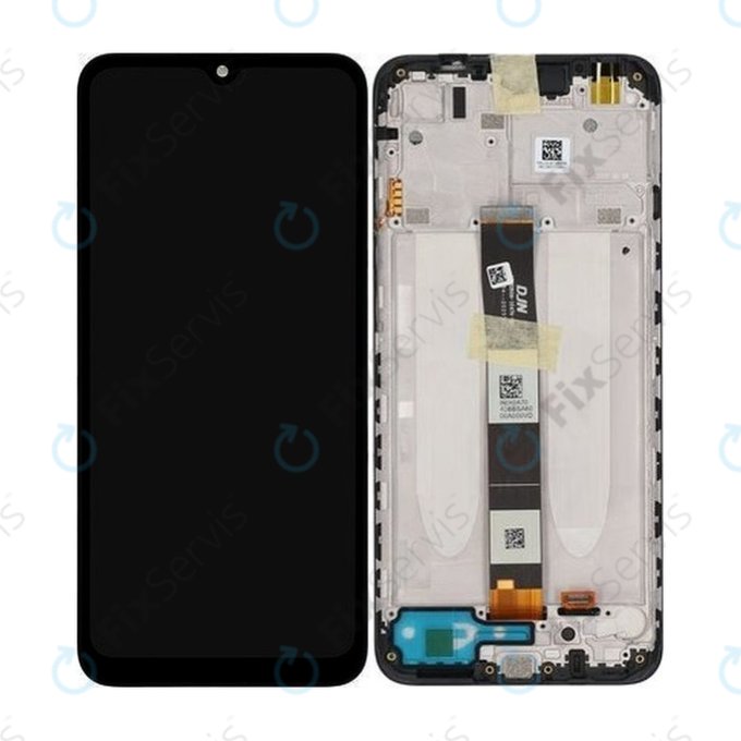 Xiaomi Redmi 9C M2006C3MG M2006C3MT, 9A M2006C3LG M2006C3LI - LCD Displej + Dotykové Sklo + Rám (Black) - 5600070C3L00 Genuine Service Pack