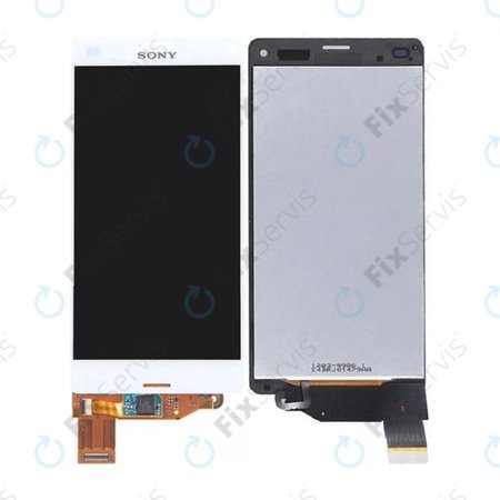 Sony Xperia Z3 Compact D5803 - LCD Displej + Dotykové Sklo (White) TFT