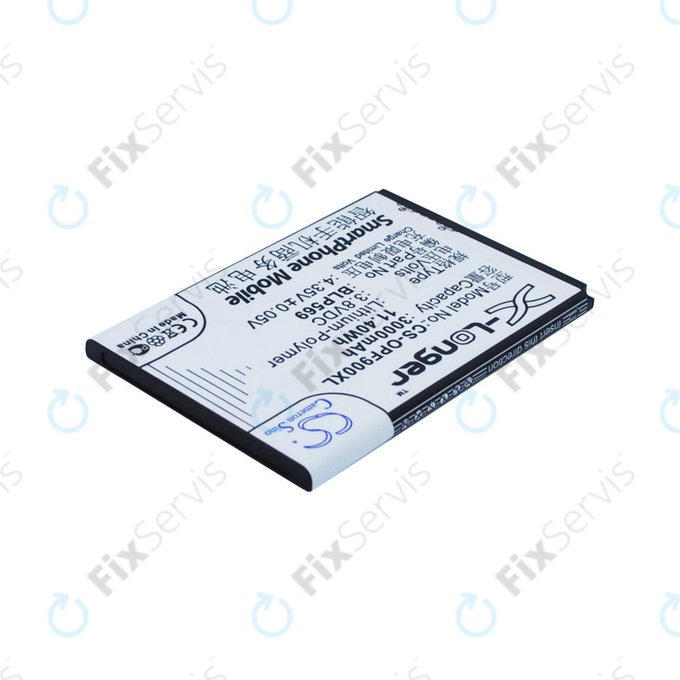 Batéria pre Oppo Find 7, 3000mAh, Li-Pol, 3.8 V, BLP569, HQ