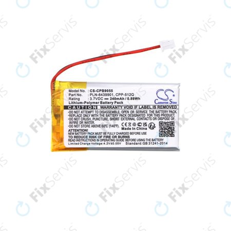 Batéria pre Plantronics, Avaya, 240mAh, Li-Pol, 3.7V, 65358-01, HQ