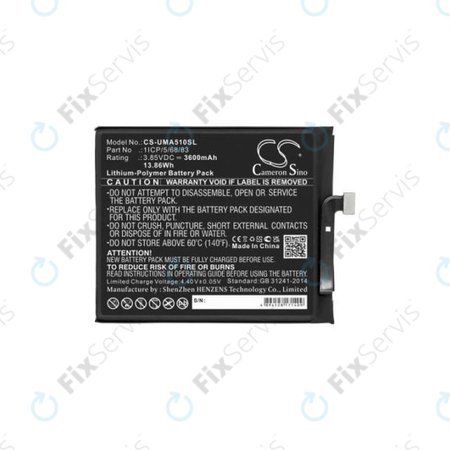Umidigi A5 Pro - Batéria 1ICP/5/68/83 3600mAh HQ