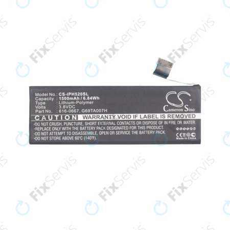 Apple iPhone 5C - Batéria 616-0667 1500mAh HQ