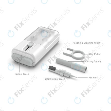 Multifunkčný Čistiaci Nástroj s Vyťahovačom Klávesov a Handričkou 6v1