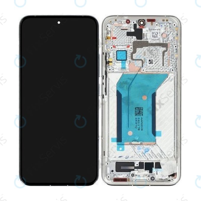 Xiaomi 14 23127PN0CC - LCD Displej + Dotykové Sklo + Rám (White) - 56000500N300 Genuine Service Pack