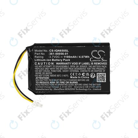 Garmin Nuvi 53, 53LMT, 65, 65LM - Batéria 361-00056-01 1100mAh HQ