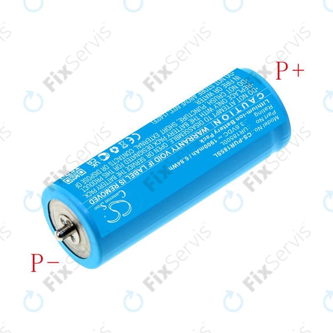 Batéria pre Braun Silk-épil 5, Silk-épil 7, Silk-épil 9, 1900mAh, Li-Ion, 3.6V, UR18500L, HQ