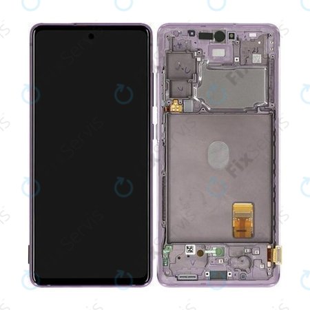 Samsung Galaxy S20 FE 5G G781B - LCD Displej + Dotykové Sklo + Rám (Cloud Lavender) - GH82-24214C, GH82-24215C, GH82-29056C Genuine Service Pack