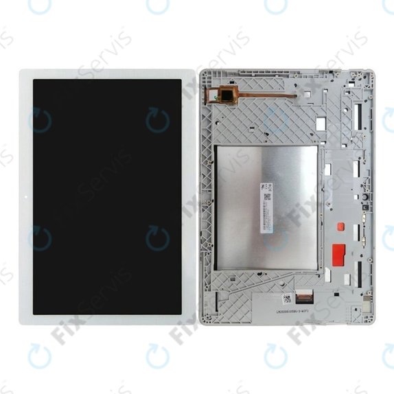 Lenovo Tab M10 TB-X505 - LCD Displej + Dotykové Sklo + Rám (White) TFT