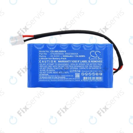 Batéria pre Wiper i130S, Ambrogio Twenty Elite, 5200mAh, Li-Ion, 25.9V, 075Z60900A, HQ