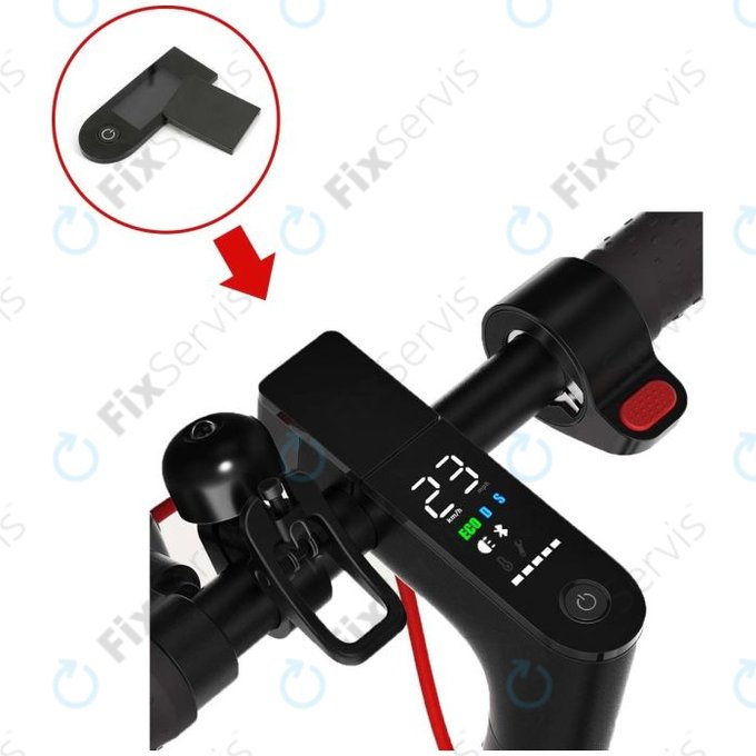 Xiaomi Mi Electric Scooter 1S, Essential, Pro, Pro 2 - Vrchný Kryt Displeja