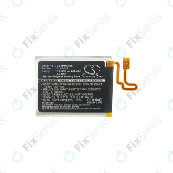 Apple iPod Nano (7th Gen) - Batéria 616-0639 200mAh HQ