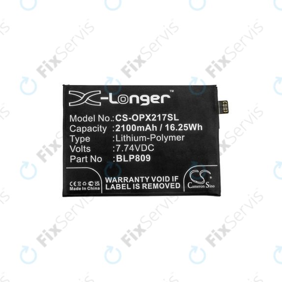 Realme Q2 Pro RMX2173, GT Master 5G RMX3363 - Batéria BLP809 2100mAh HQ