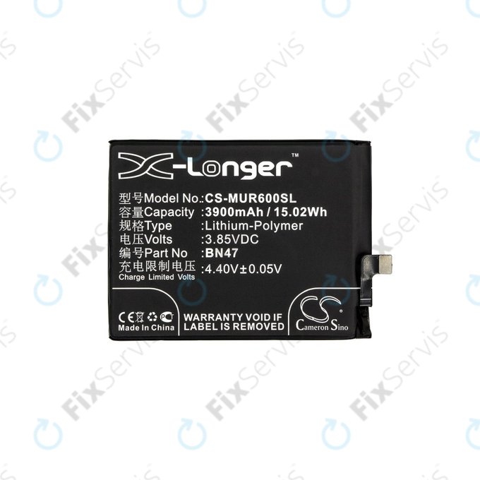 Xiaomi Mi A2 Lite (Redmi 6 Pro) - Batéria BN47 3900mAh HQ