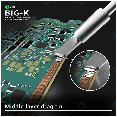 Spájkovací hrot, Knife-Type (K), 2UUL C210