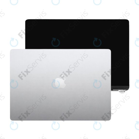 LCD displej pre MacBook Air 13", A3113 (2024), s predným sklom a krytom, Silver, 661-40279, Genuine Apple