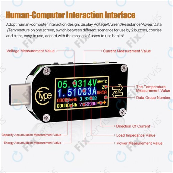 Joy-it JT-TC66C - Multifunkčný Multimeter (USB-C)
