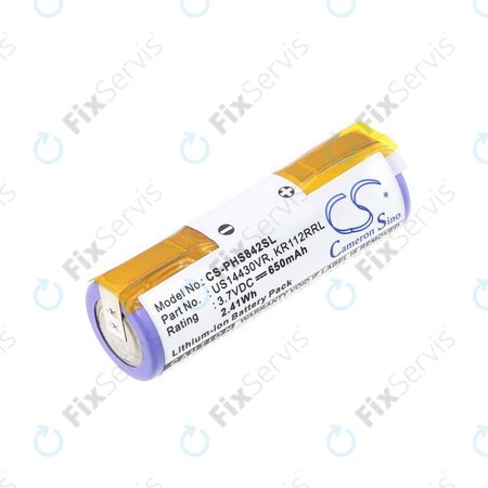 Batéria pre Philips HS8420, 650mAh, Li-Ion, 3.7V, US14430VR, KR112RRL, HQ