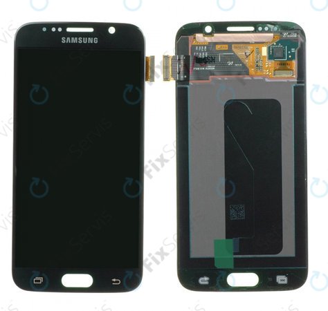 Samsung Galaxy S6 G920F - LCD Displej + Dotykové Sklo (Black Sapphire) - GH97-17260A Genuine Service Pack