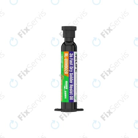 Relife RL-UVH902G - UV Vytvrditeľná Spájkovacia Maska - 10ml (Čierna)
