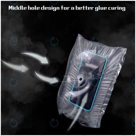 2UUL - Vzduchový Lis na Opravy Skiel Telefónov (80 Vreciek)