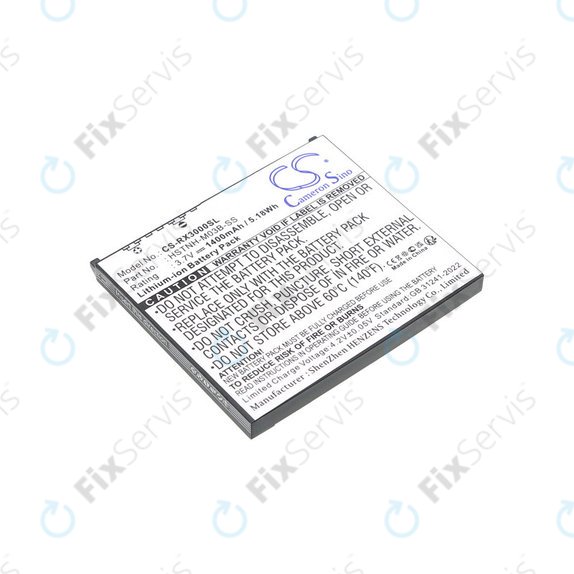 Batéria pre HP Compaq iPAQ rx3000, rx3115, rx3700, hx2110, hx2790, 1400mAh, Li-Ion, 3.7V, HSTNH-M03B-SS, HQ