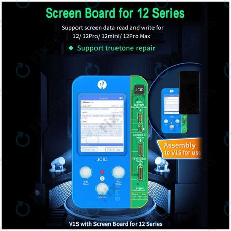 JC V1S, V1SE - JC V1S, V1SE - LCD doska pre iPhone 12, 12 mini, 12 Pro, 12 Pro Max (Upgraded Version)