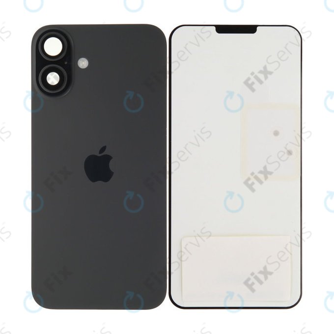 Sklo Zadného Housingu pre iPhone 16 Plus | Black | 661-42838 | Genuine Apple