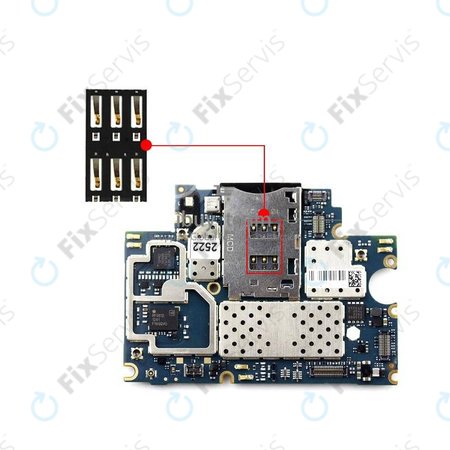 Xiaomi Mi3 - Čítač SIM Karty