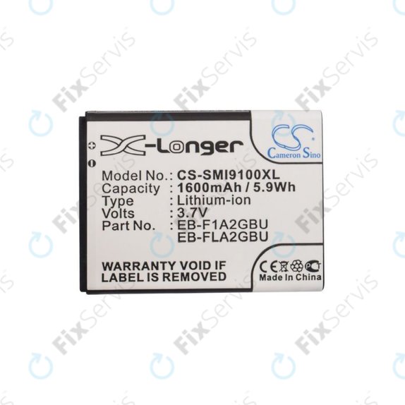 Batéria pre Samsung i9100, Galaxy S II, 1600mAh, Li-Ion, 3.7V, EB-F1A2GBU, HQ