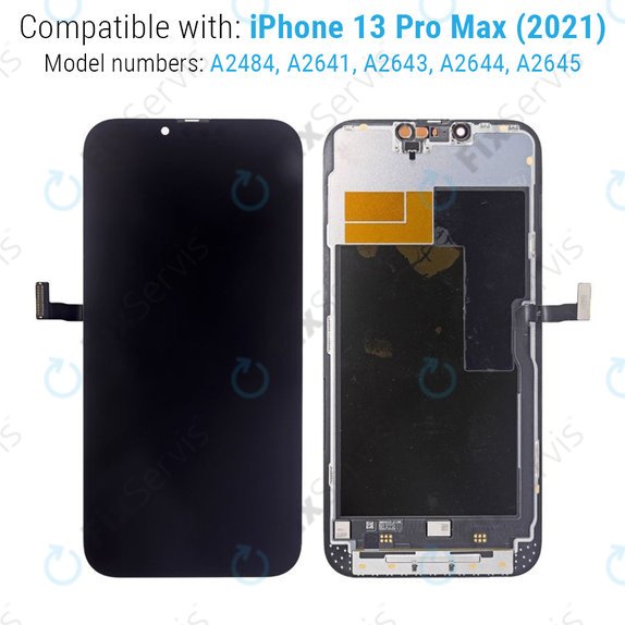 Displej pre iPhone 13 Pro Max, Dotykové sklo s rámom, Refurbished