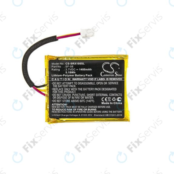 Batéria pre Sony SRS-XB10, SRS-XB12, WH-L600, 1400mAh, Li-Pol, 3.7V, SF-08, HQ