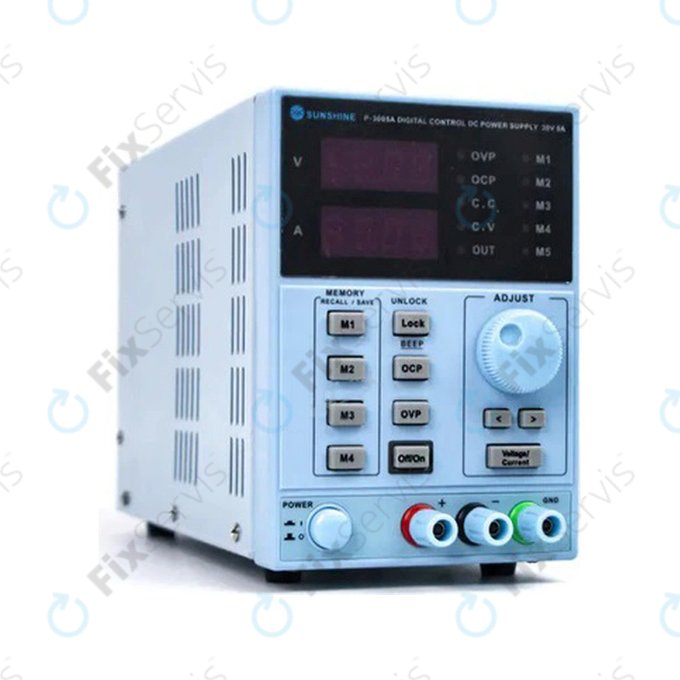 Sunshine P-3005A - Regulovateľný Napájací Zdroj (0-30V, 0-5A)