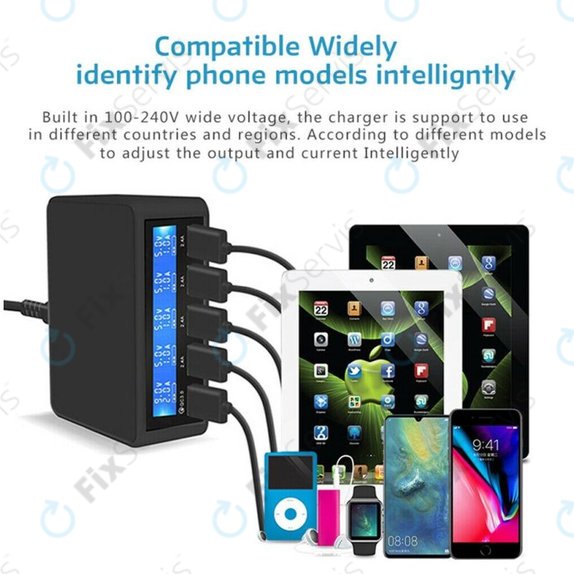 FixPremium - USB Servisná Nabíjacia Stanica s USB 3.0 a USB-C