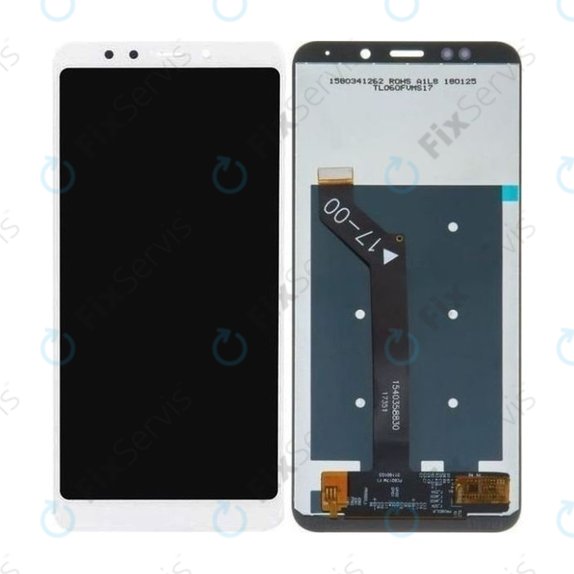 Xiaomi Redmi 5 Plus (Redmi Note 5) - LCD Displej + Dotykové Sklo (White) TFT