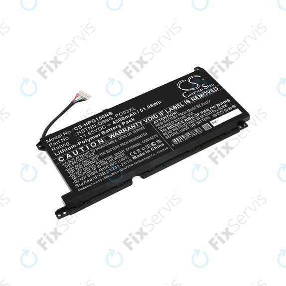 Batéria pre HP Pavilion Gaming 15,16, Spectre X360 15, 4500mAh, Li-Pol, 11.55V, 3ICP6/60/72, HQ