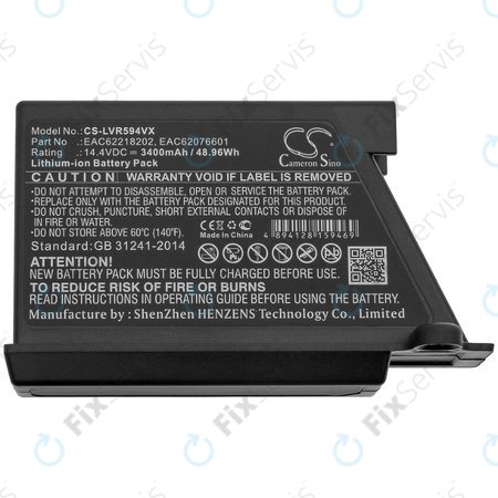 LG HomBot-series, VR-series - Batéria EAC62218202, EAC62076601 Li-Ion 14.4V 3400mAh HQ