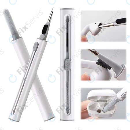 Čistiace Pero na Čistenie Telefónov a Slúchadiel (Biela)