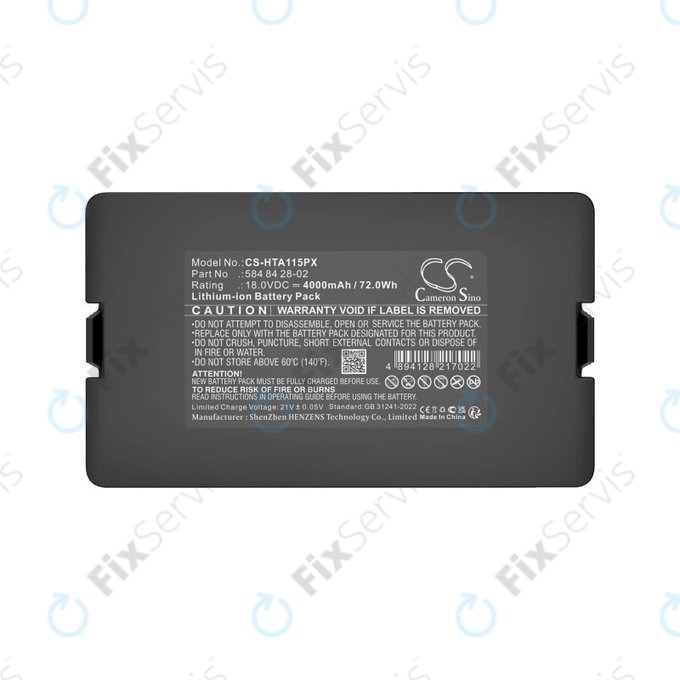 Batéria pre Flymo Easilife 200, Gardena Automower 310, Husqvarna Automower 315X, 4000mAh, Li-Ion, 18.0V, 584 84 28-02, HQ