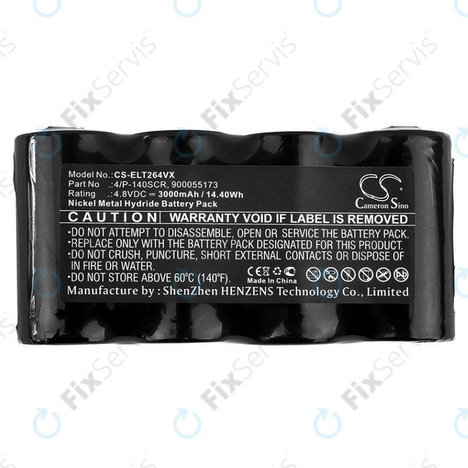 Electrolux Spirit Wet and Dry, ZB264x - Batéria 4/P-140SCR, 900055173 Ni-MH 4.8V 3000mAh HQ