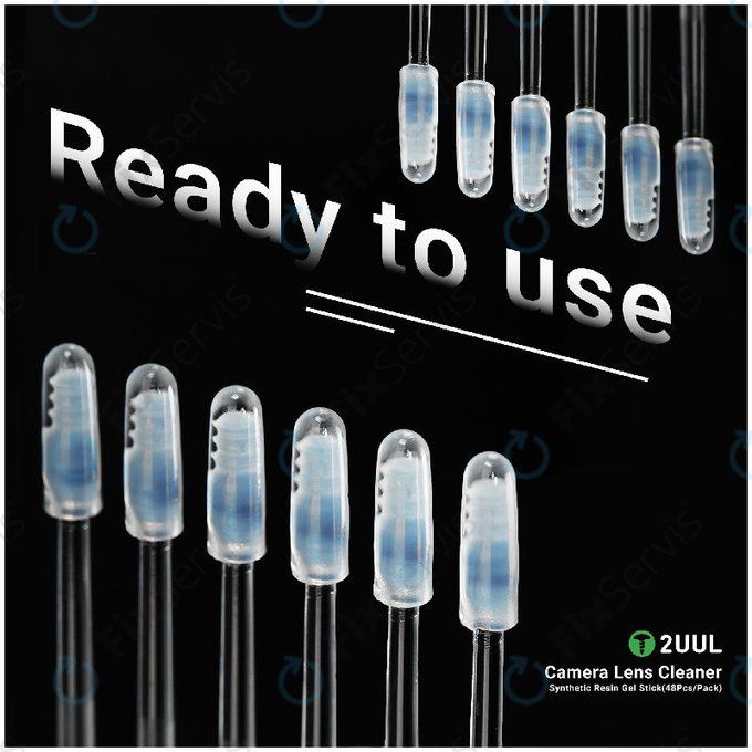 Čistiace gélové tyčinky na šošovky kamier, 2UUL CL21, 48ks/balenie