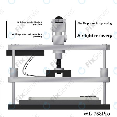 Wylie WL-758 Pro - Vyhrievaný Lis pre Opravy Displejov a Zadných Krytov, 220V, EU