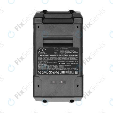 Batéria pre Makita Cf001g, Ga005g, 4000mAh, Li-Ion, 40V, BL4020, HQ