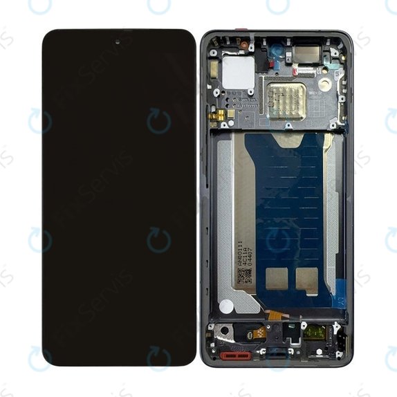 Xiaomi Poco F7 Pro - LCD Displej + Dotykové Sklo + Rám (Black) OLED