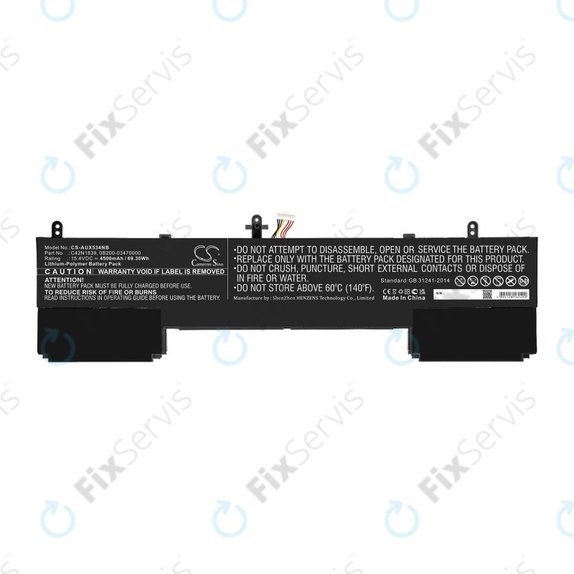 Batéria pre Asus ZenBook 15 UX534FTC, Flip 15 UX563, 4500mAh, Li-Pol, 15.4V, C42N1839, HQ