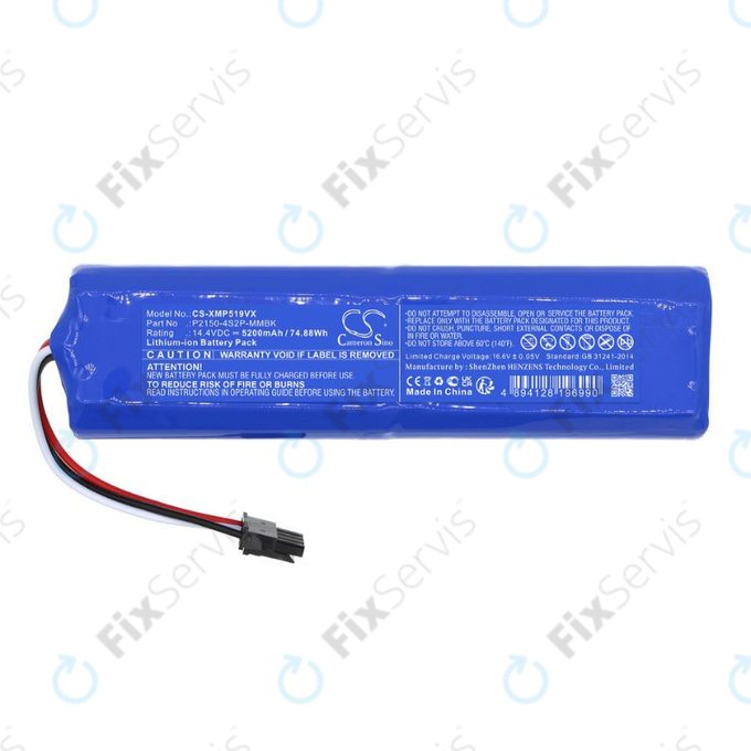 Xiaomi Mi Robot Vacuum Mop 2 Ultra, Dreame D10s Pro, L10, L10s Pro, Ultra, L20 Ultra - Batéria P2150-4S2P-MMBK Li-Ion 14.4V 5200mAh HQ - Batéria P2150-4S2P-MMBK Li-Ion 14.4V 5200mAh HQ