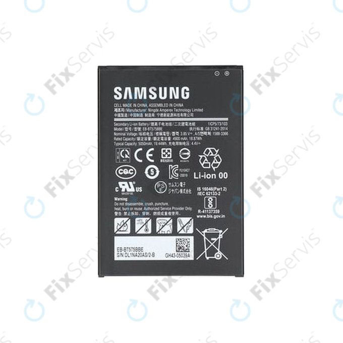 Samsung Galaxy Tab Active 3 T570, T575 - Batéria 5050mAh EB-BT575BBE - GH43-05039A Genuine Service Pack